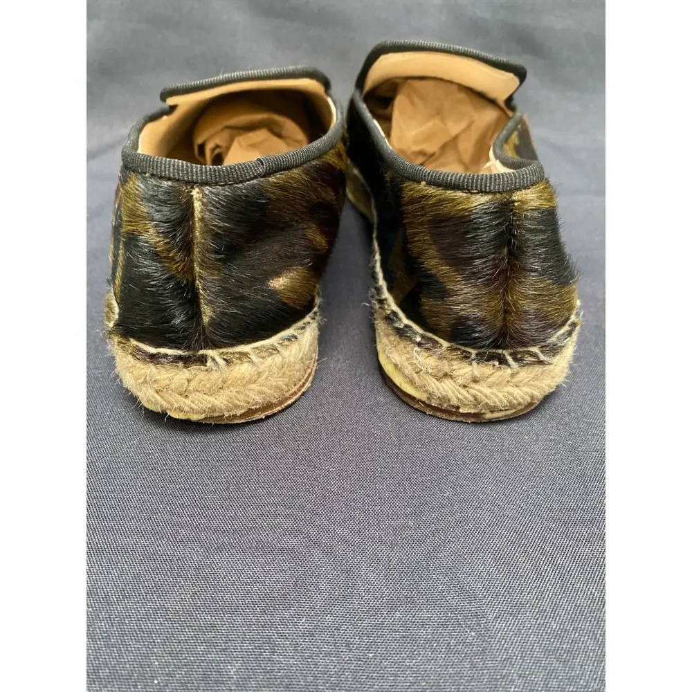 elysewalker Los Angeles Calf Hair Espadrilles in Camouflage sz 39‎